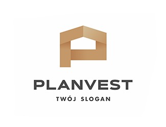 Projekt logo dla firmy Planvest | Projektowanie logo